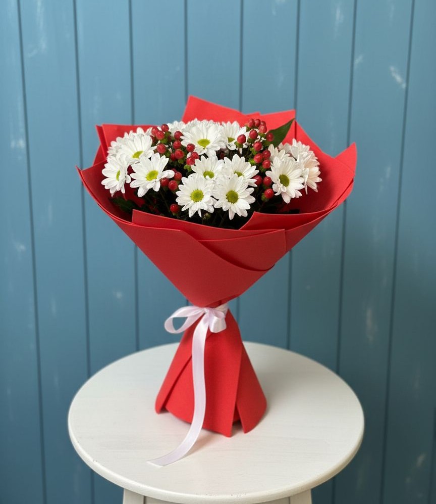 Букет цветов из: Хризантемы в Зюзино