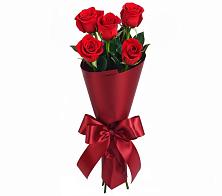 Букет 5 Красных роз Эдлесс Лав в Зюзино