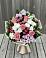 Букет цветов из: Альстромерии, Гвоздики, Розы и Хризантемы в Зюзино