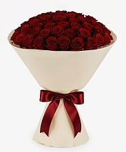 Букет 101 Бордовая роза Блэк Бакарра в Зюзино