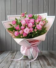 Букет Розовый кустик в Зюзино