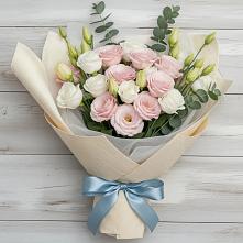 Букет цветов из:  Лизиантусы #REPLACE_PRED# Зюзино