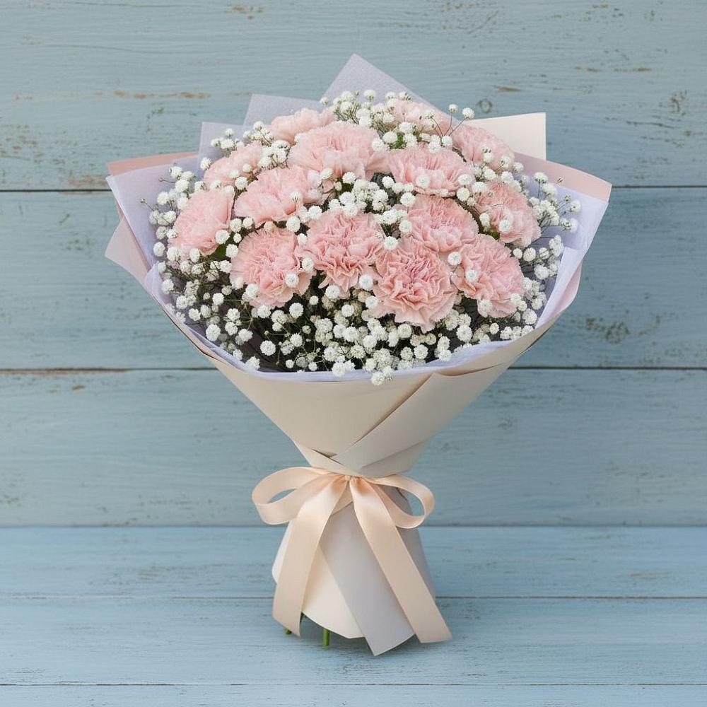 Букет цветов из: Гвоздики в Зюзино