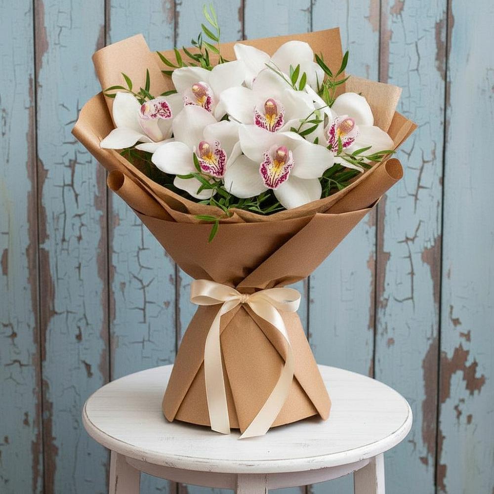 Букет цветов из: Орхидеи и Розы в Зюзино