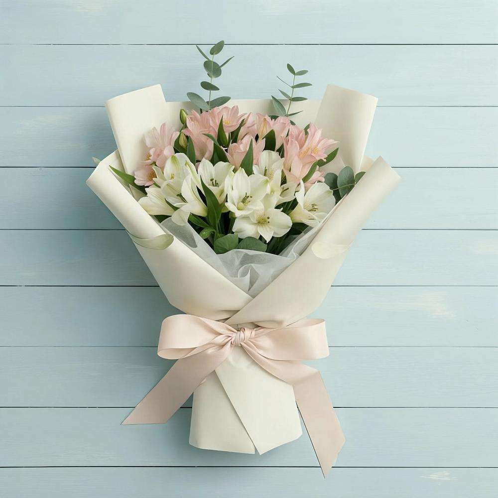 Букет цветов из: Альстромерии в Зюзино