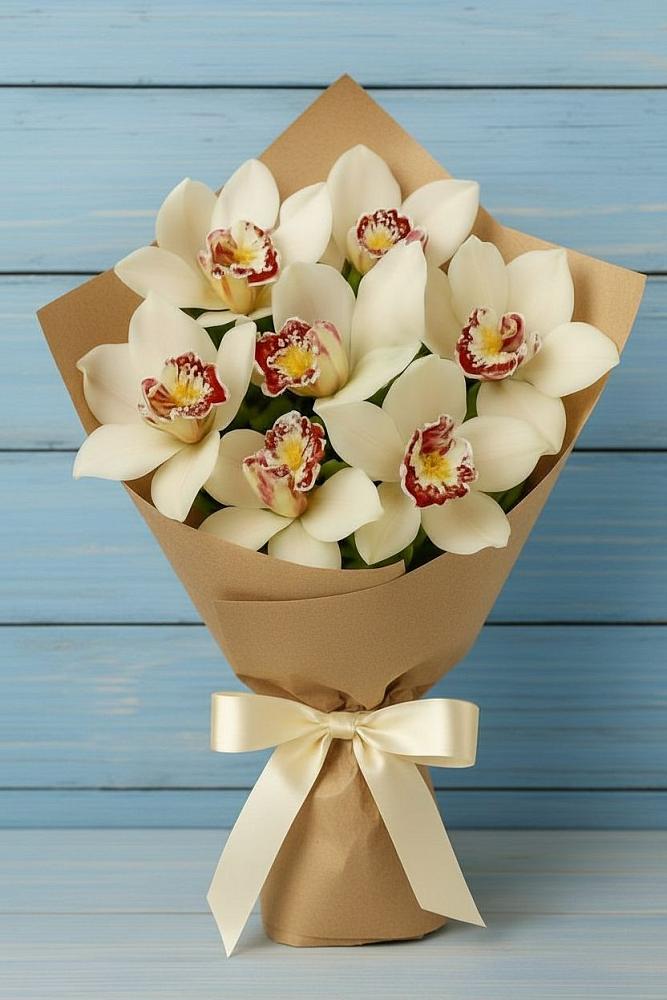 Букет цветов из: Орхидеи и Розы в Зюзино